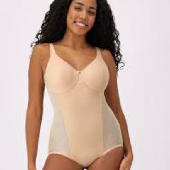BALI FIRM CONTROL BODY SHAPER DF1009 BUILT IN MINIMIZER SIZE 40DDD BRAND NEW - Picture 1 of 8